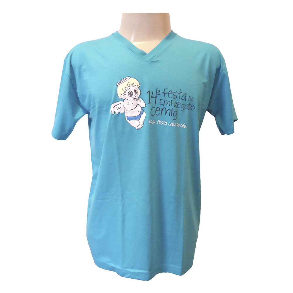 Camiseta em Malha 100% algodão