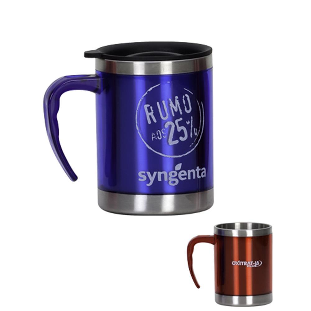 Caneca Inox / Acrílico, 400ml Personalizada