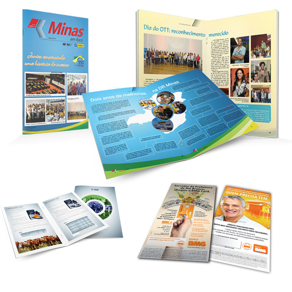 Catálogos, Revistas e Folders Personalizados