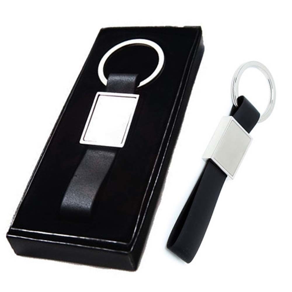 Chaveiro em couro com metal -Ref.:LP100328