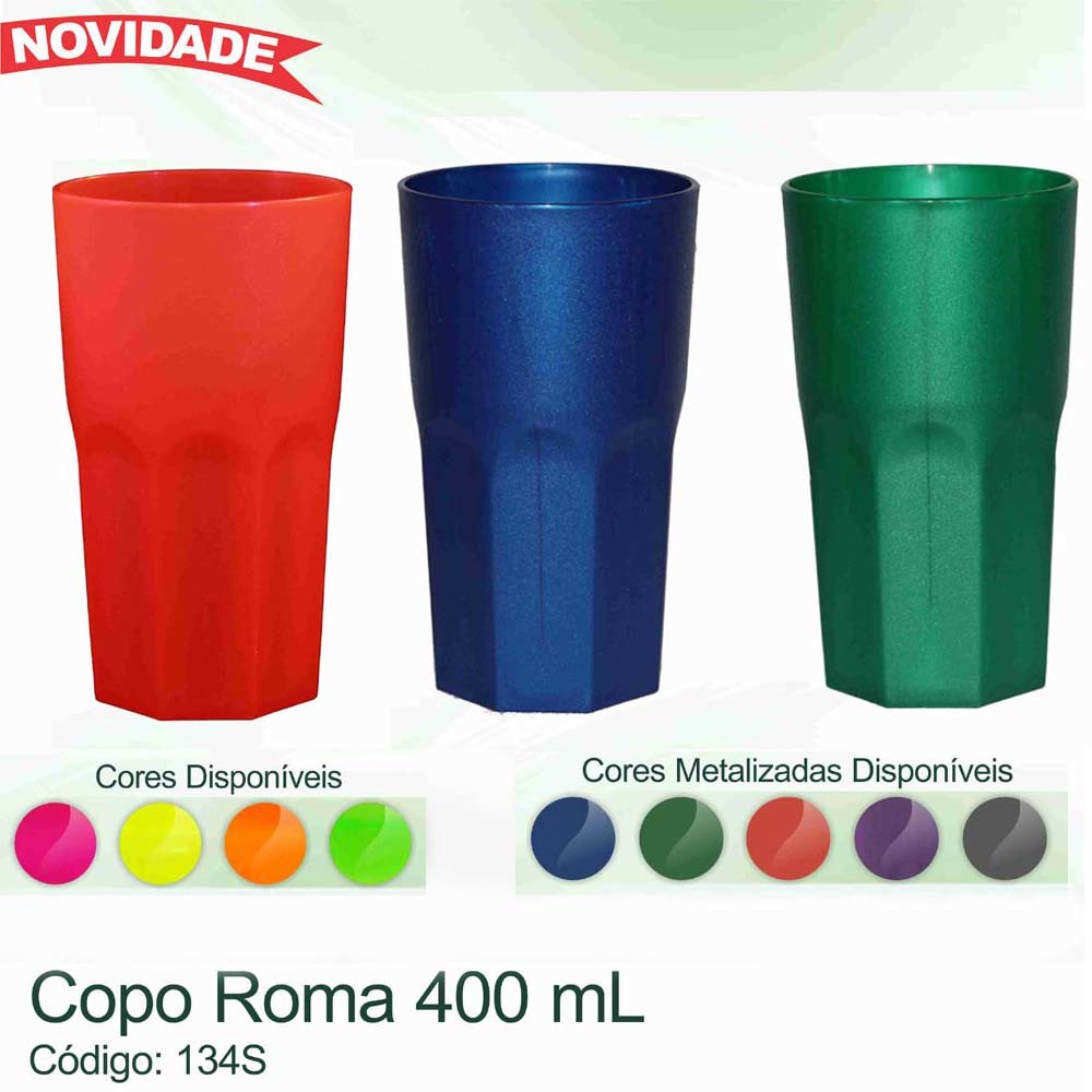 Copo Roma Personalizado, 400ml