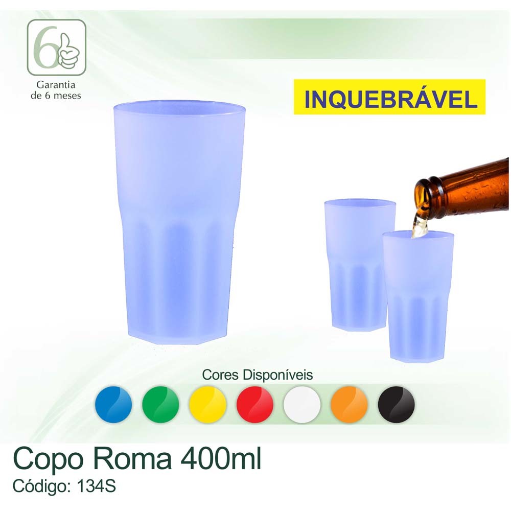 Copo Roma Personalizado, 400ml