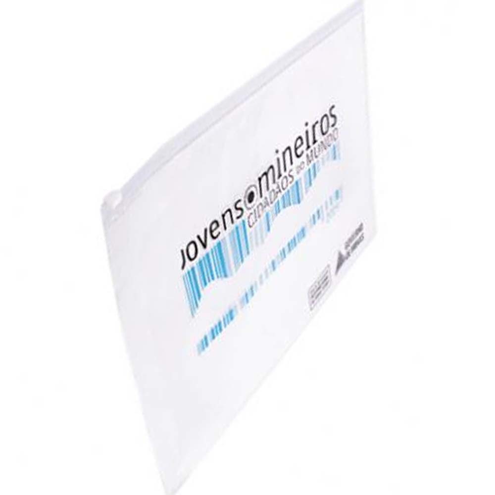 Pasta envelope com ziper personalizada