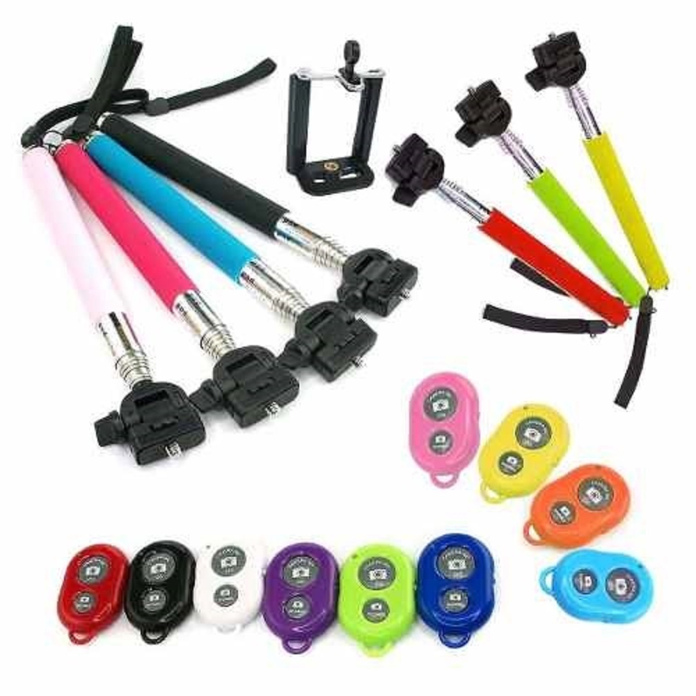 Bastão de Selfie, controle bluetooth