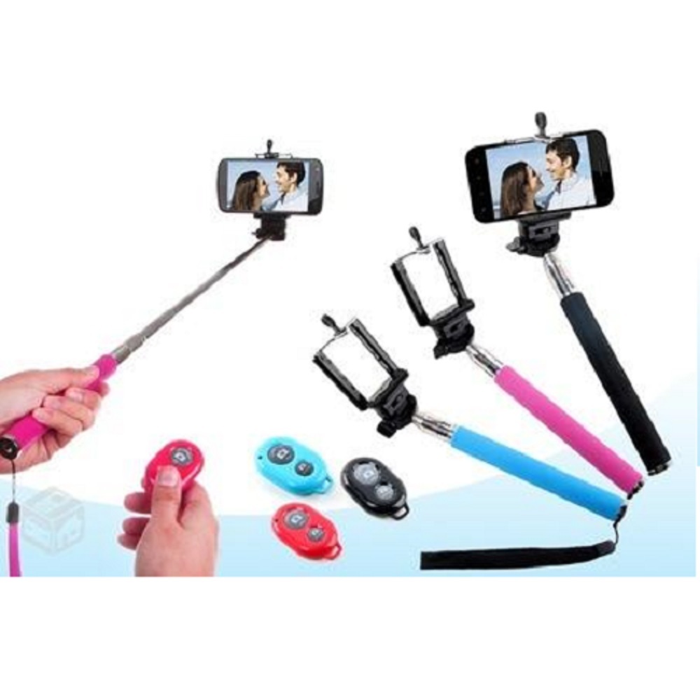 Bastão de Selfie, controle bluetooth