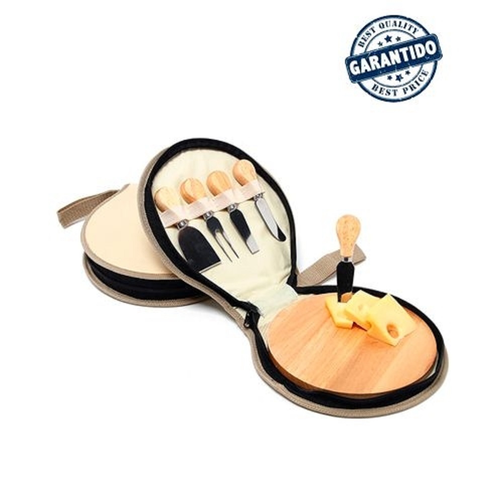 Conjunto para Queijo 5 pçs Personalizado
