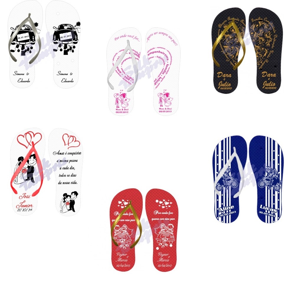 Sandália  Chinelo Personalizado
