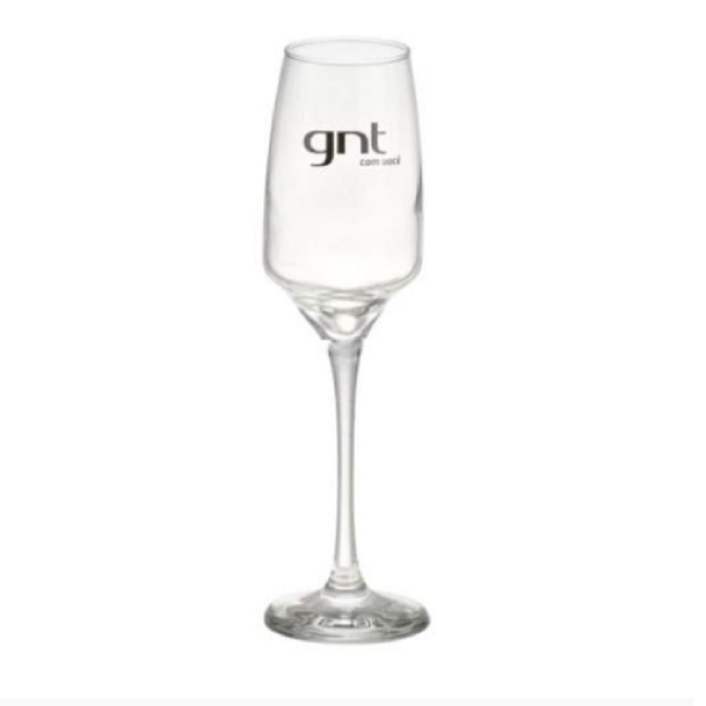 Taça Vidro Champanhe Merlot, personalizada