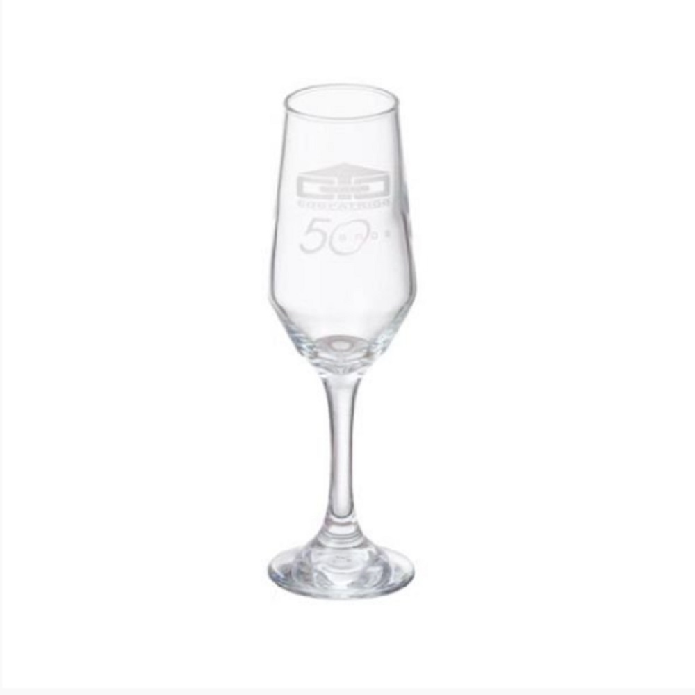 Taça Vidro Champanhe Bistrô, personalizada