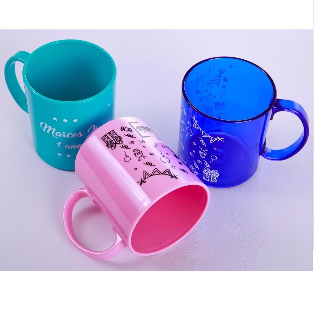 Caneca plástica  400ml Personalizada
