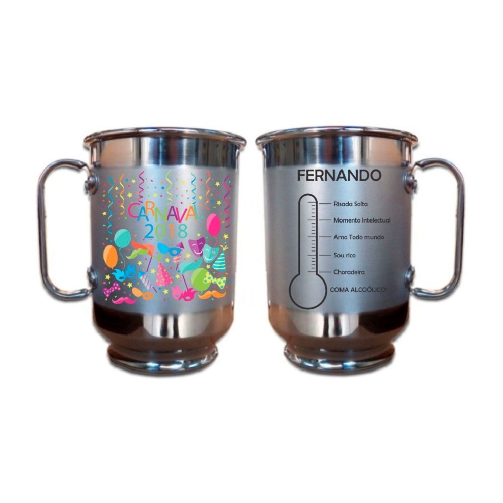 Caneca em alumínio Personalizada