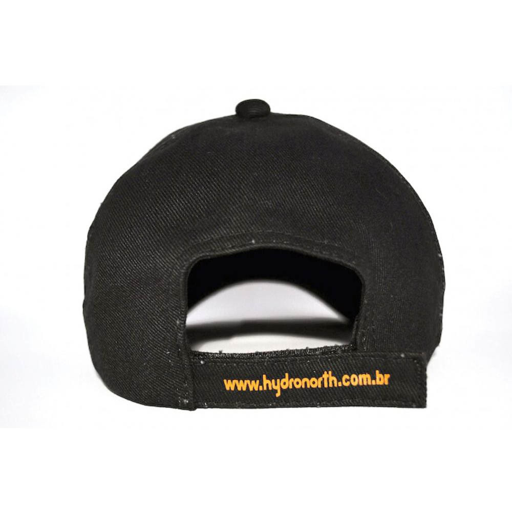 Boné Americano em brim, regulador de velcro