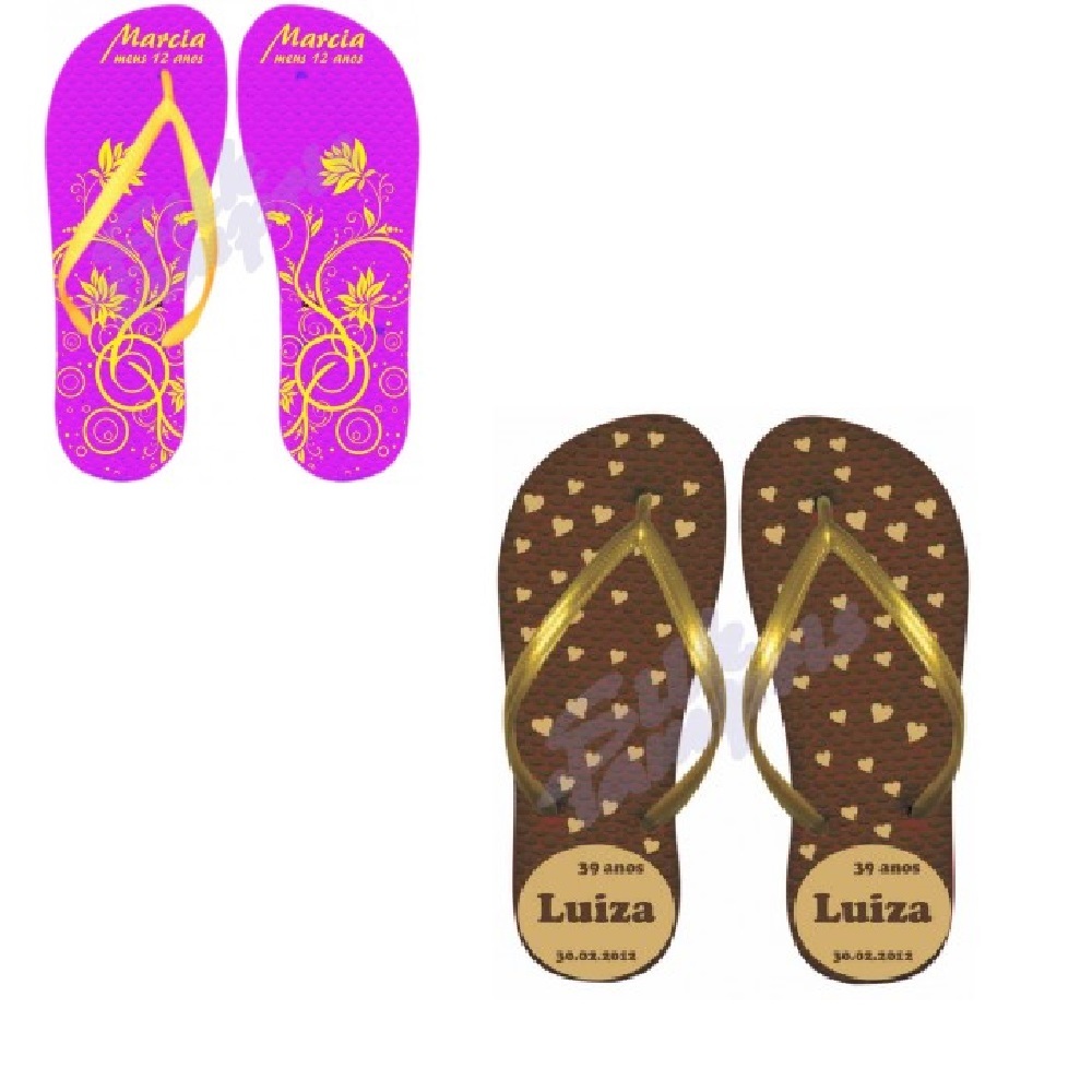 Sandália  Chinelo Personalizado