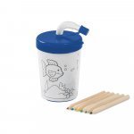 Kit copo com 06 lápis