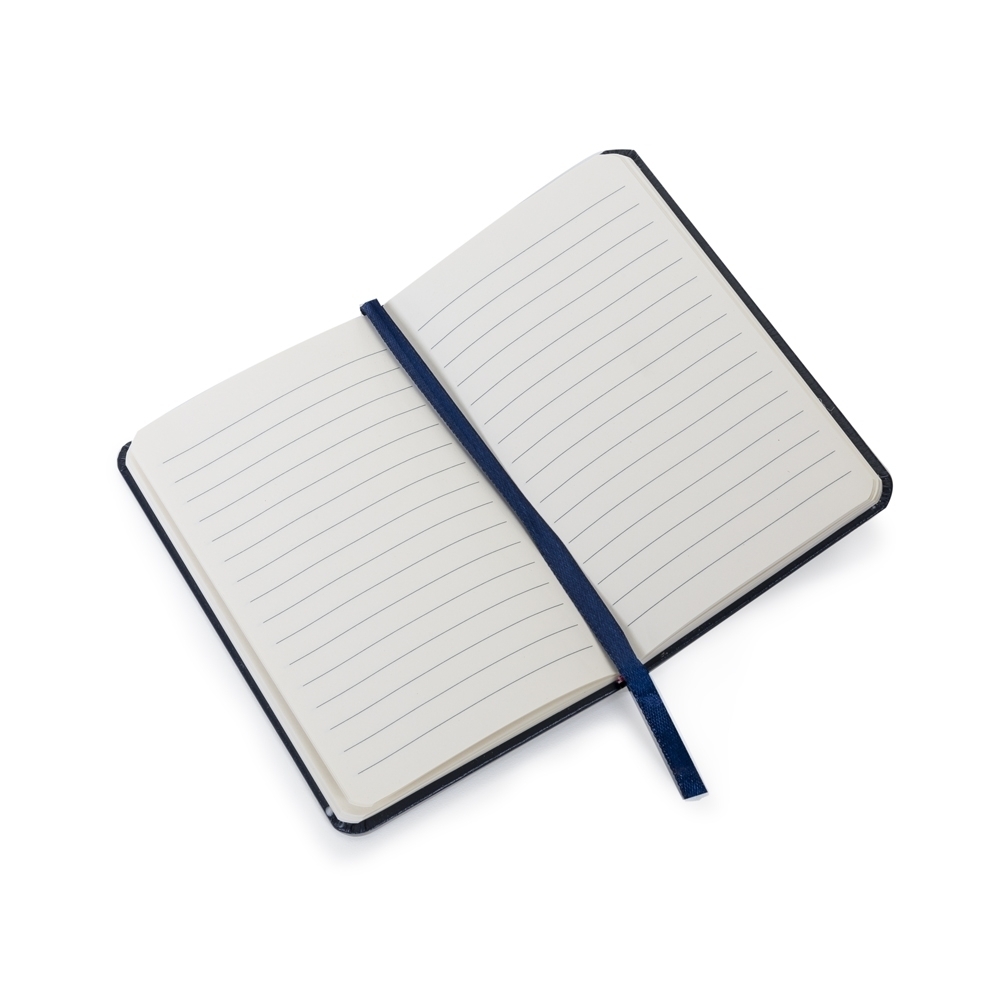 Bloco de anotações tipo Moleskine