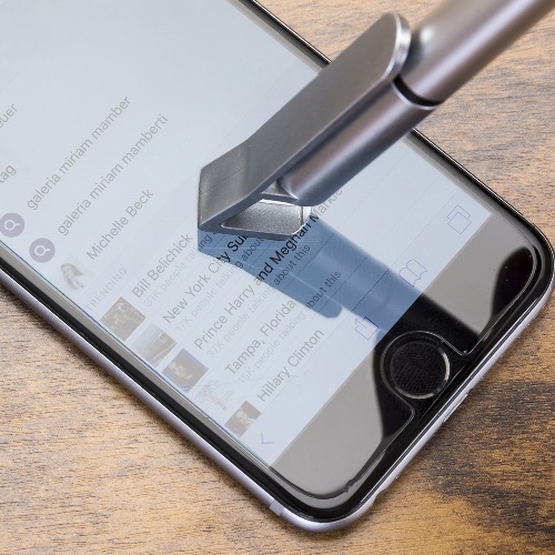 Caneta Plástica touch com Suporte para Celular